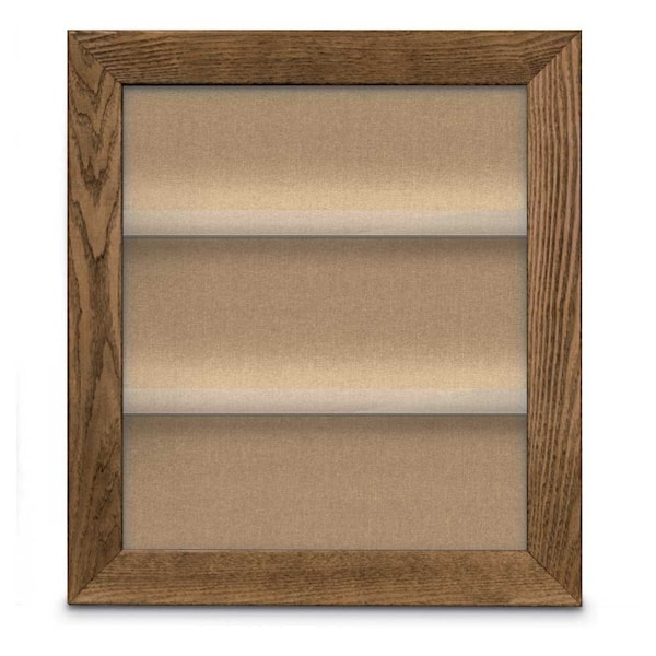 Outdoor Enclosed Combo Board, 42"x32", Black Frame/Black & Black